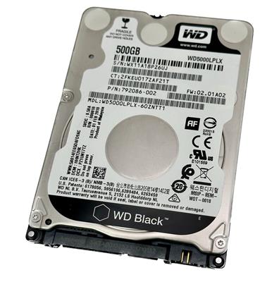 DISCO RIGIDO 2.5 NB 500GB WD BLACK 7200RPM 7MM